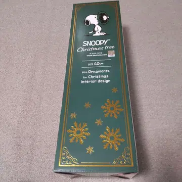 SNOOPY 크리스마스 트리 60cm 오너먼트 포함