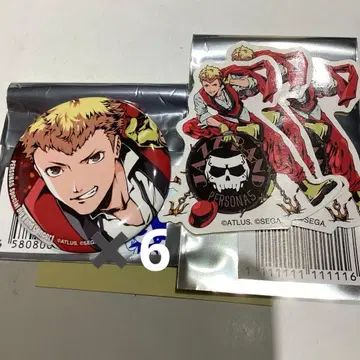 사카모토 류지 캔뱃지 페르소나 콘 스티커