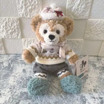 홍콩 디즈니 20주년 크리스마스 더피 봉제 인형 SSS 사이즈