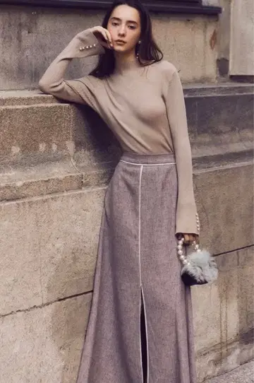 Aimeine 트위드 머메이드 스커트