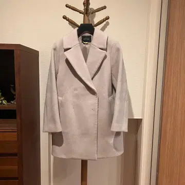 UNTITLED W 브레스 미들 기장 비버 코트 사이즈 1