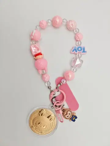 LABUBU 러브러브 스마트폰 스트랩 키링 백참