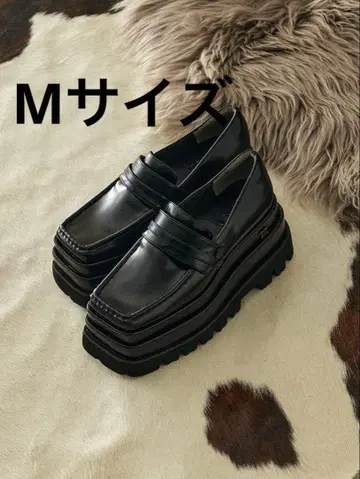 다리치 플랫폼 로퍼 블랙 M