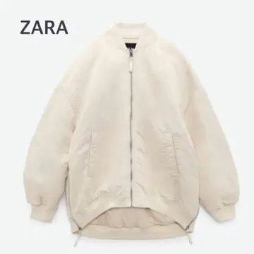 ZARA 워터 레펠렌트 아우터 자켓 MA-1 블루종