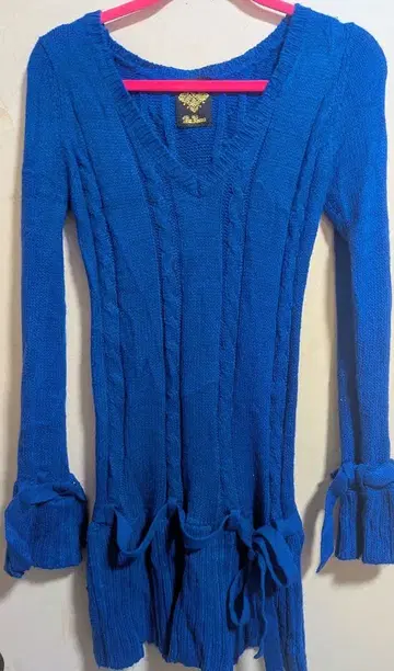 탭 니트 원피스 새상품급