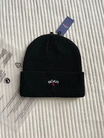 NOAH 노아 니트 모자 비니 블랙
