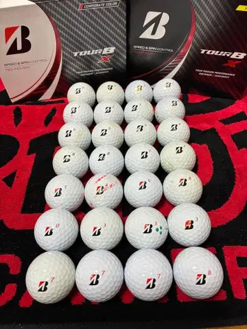 [ 새상품급 ] Bridgestone Tour B X 로스트볼 28개