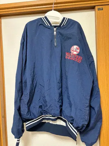 RUSSELL ATHLETIC 네이비 나일론 자켓 XL