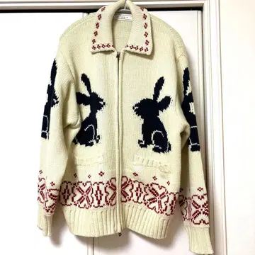 gu 풀 집업 니트 자켓 rokh