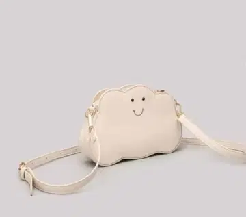 구름 모양 숄더백 화이트