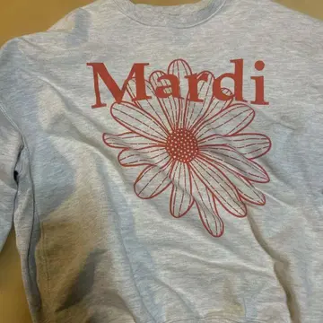 Mardi 꽃무늬 프린트 맨투맨 FREE 사이즈