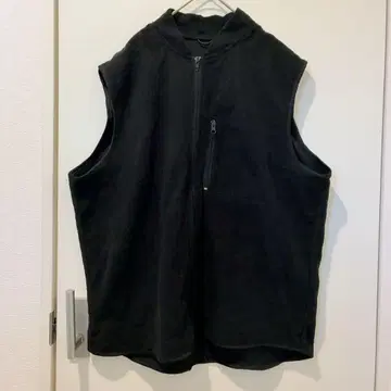 블랙 플리스 집업 베스트