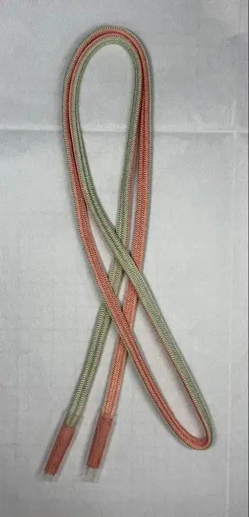 스이란 공방 리버서블 교칸구미 유루기 허리띠 히와차 브라운 홍가색