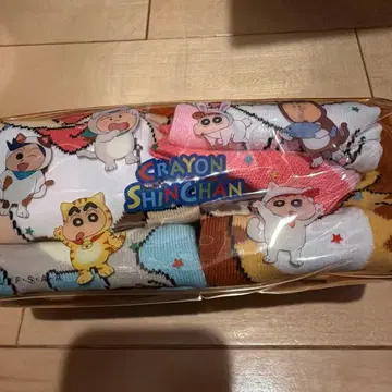 짱구는 못말려(크레용 신짱) 고양이 양말 세트 19~21cm