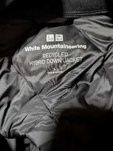 UNIQLO White MountaineeringDown Jacket L