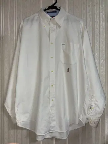 [ 구제 의류 ] TOMMY HILFIGER 화이트 긴팔 셔츠