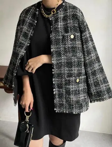 doudou 트위드 자켓