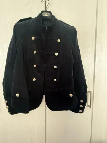 MARINA SPORT 블랙 밀리터리 자켓 사이즈 17