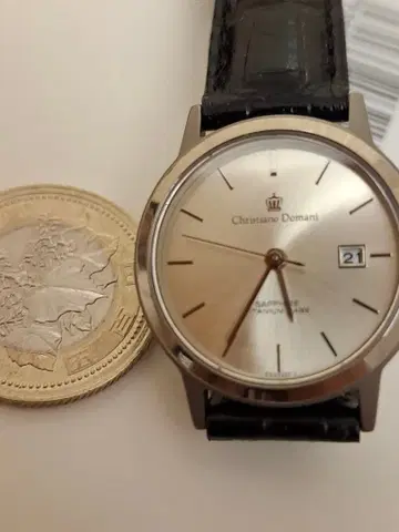 Christiane Demani 실버 다이얼 시계