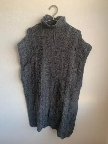 오버 사이즈 니트 베스트