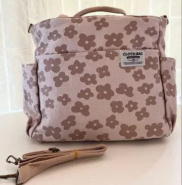 꽃무늬 패브릭 소재 토트백