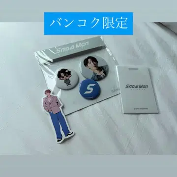 snowman POPUP 포토 카드 캔뱃지 스티커 방콕