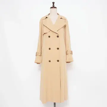 바빌론 오버 사이즈 트렌치코트 베이지 사이즈 38*HD1331