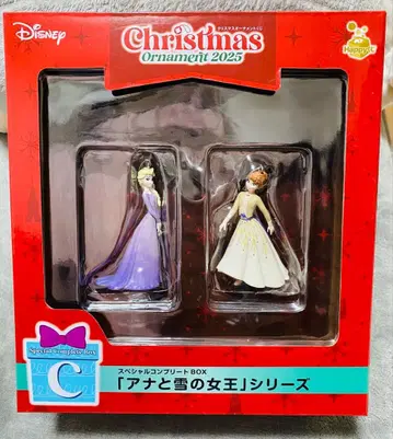 디즈니 크리스마스 오너먼트 C상 안나 해피 복권 컴플리트 BOX