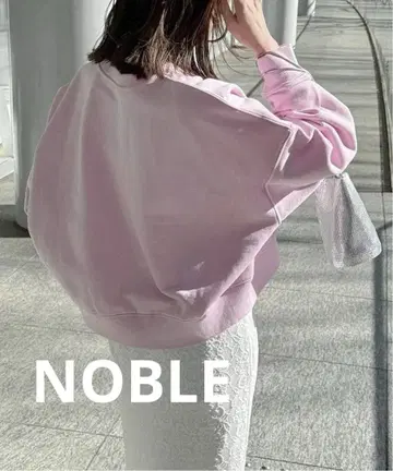 NOBLE 볼륨 슬리브 숏 풀오버