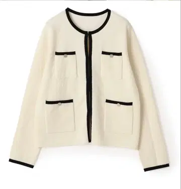 AOKI 아오키 배색 니트 자켓 L