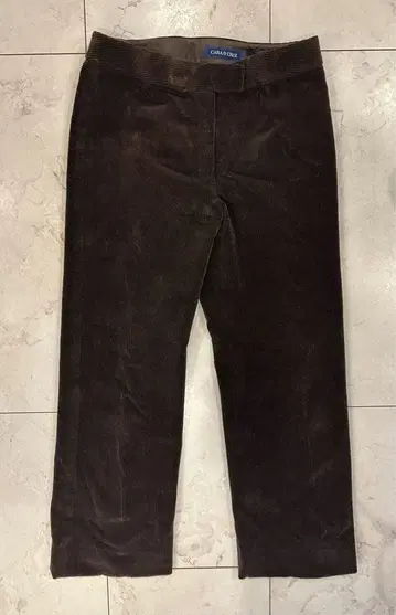 [ 미사용 새상품 ] CARO CRUZ 코듀로이 팬츠 겨울 브라운