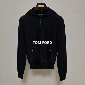 새상품급! TOM FORD (톰포드) 스웨이드 x 메리노울 콤비 후드티