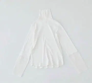 네스트로브 코튼 소매 절개 시어 리브 터틀