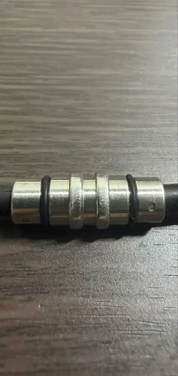 코란토츠테 실버 블랙 목걸이 부품