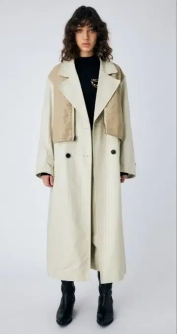 마우지 4way 기믹 트렌치코트