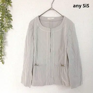 애니시스 온워드 카시야마 노카라 자켓 스트라이프 디자인 1