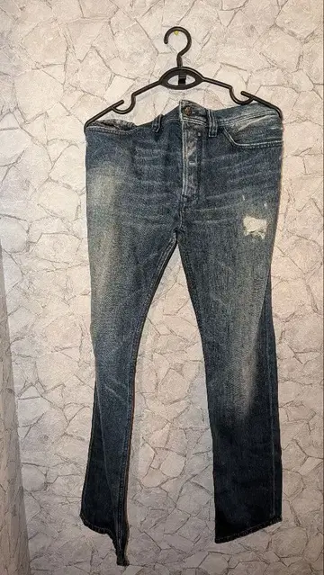 마틴 리자드 데미지 가공 데님