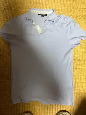 MK 라이트 블루 피케 셔츠 Michael Kors