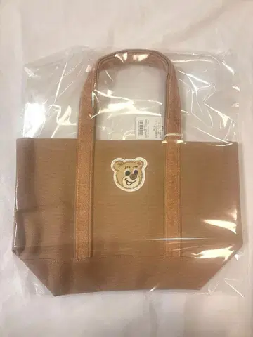 러브러리 바이 페이 올드 테디 와펜 토트백 베이지 S