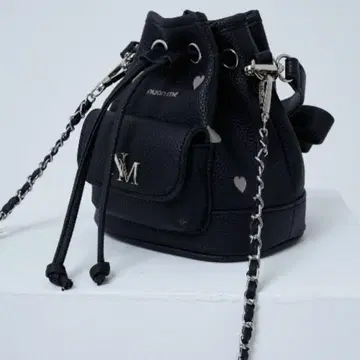 nyanme 고양이 복조리 백 블랙