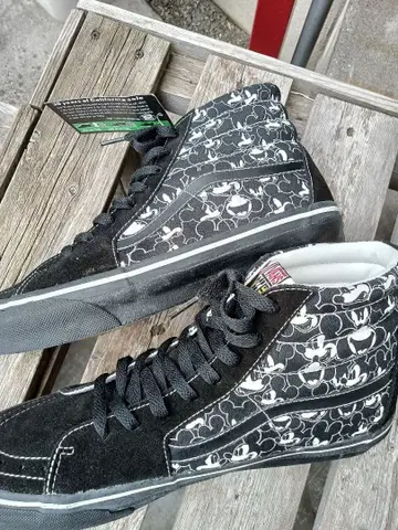 새상품 최종 가격 VANS BEAMS x DISNEY 하이컷 농구화