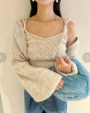 새상품급 LILY BROWN 릴리 브라운 앙상블 니트