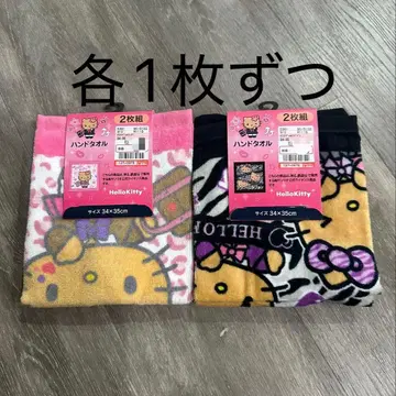 갸루 키티 일광화상 키티 핸드 타월 시마무라 헬로키티