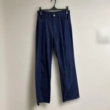 Theory 다크 블루 스트레이트 데님