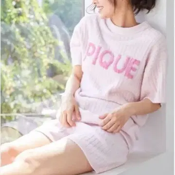 gelato pique 룸웨어 핑크 숏팬츠 세트