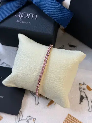 apm MONACO 로즈 골드 팔찌 기프트 박스 포함