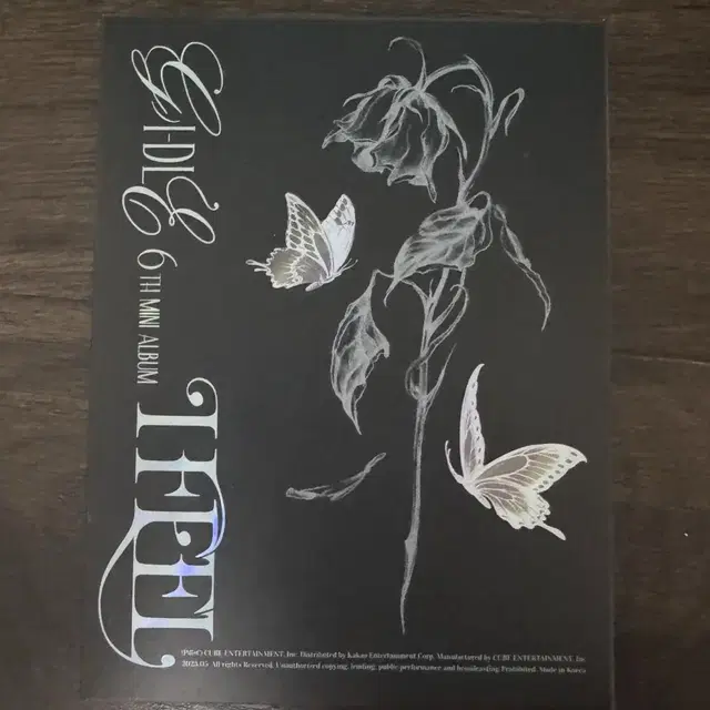 i-dle 미니앨범 6집(I feel) Butterfly ver.