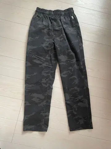 쿠크맨 셰프 팬츠 그레이 카모플라주 패턴 M