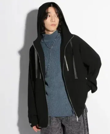 [ 가격 인하 가능 ] OVER 후드 블루종 HARE 하레 자켓