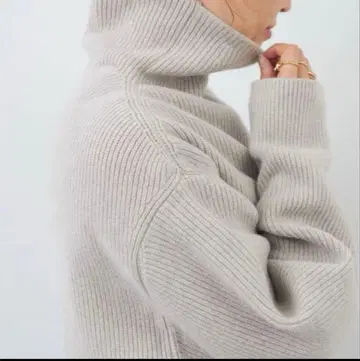 Deuxieme Classe BLANC 아제 터틀넥 풀오버